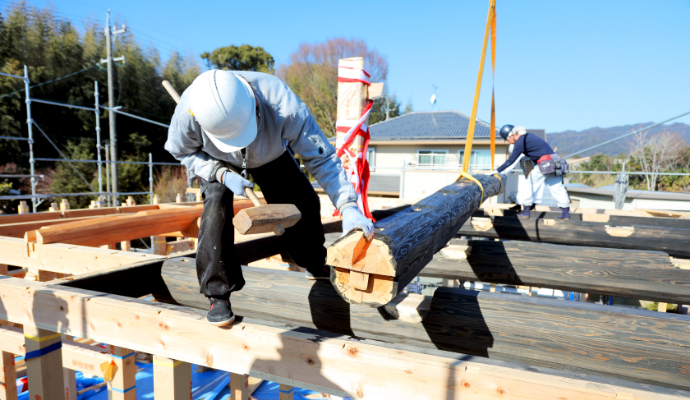 堀田建築は釘や金物になるべく頼らず、